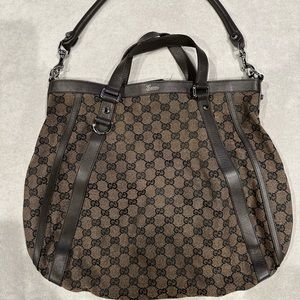 Gucci GG “Sukey” Cloth Tote bag 100% Authentic